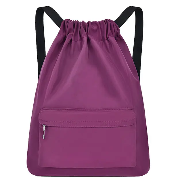 Bolsosymochilasparamujer Bolsas de Cuerdas para el Gimnasio, Bolsa Lona Mochilas Casual para PC Viaje Libros Acampada Estudiantes Escuela Mochila - 1