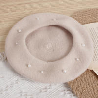 Gorro De Lana Para Niñas Invierno Retro Beret Con Perlas Gorro Infantil Para Otoño Invierno Acessorios De Ropa Para Niñas Edad 2-6 Años - details 17