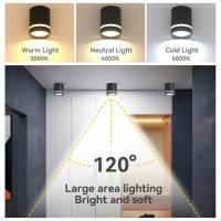 Lámpara De Techo LED Plegable 220V COB Para Sala De Estar Y Cocina Luz Neutral Sobre La Superficie Instalación Para Interiores - details 3
