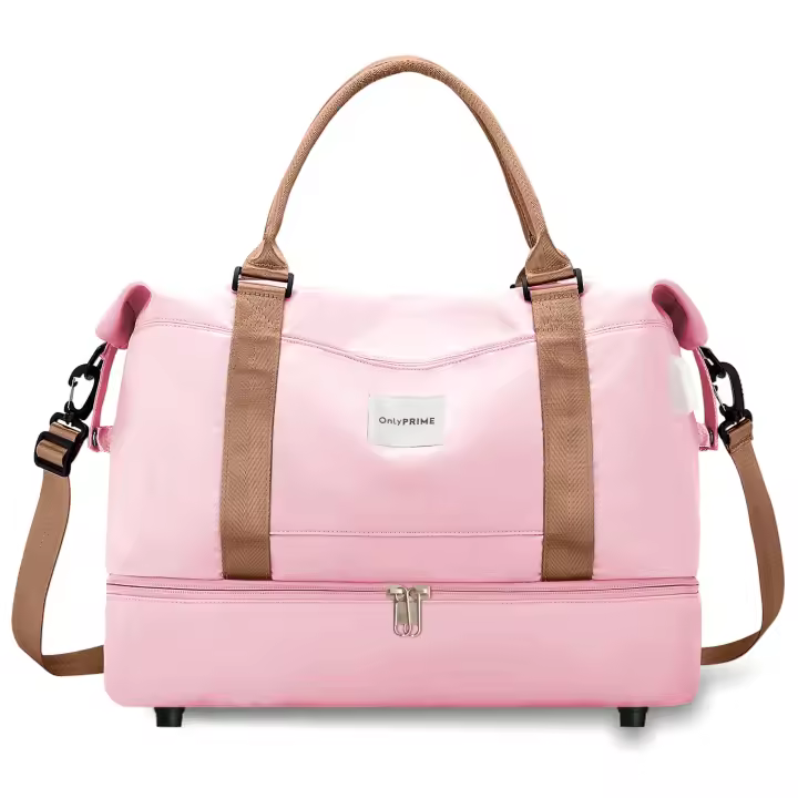 OnlyPRIME® Mochila Viaje Cabina Avión 40x20x25 cm - Bolsa de Viaje Plegable , Compartimento para Zapatos y Bolsillo Húmedo - 1