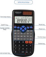Calculadora científica 240 Funciones Pantalla de 2 líneas con Cubierta Deslizante para Escuela Secundaria (OS 82MS Pro) - details 3