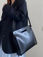 Bolso De Hombro Grande Para Mujeres Simple Y Elegante Bolso De Trabajo Y Estudio Bolso De Documentos Para Portátil Bolso De Moda De Cuero PU - details 7