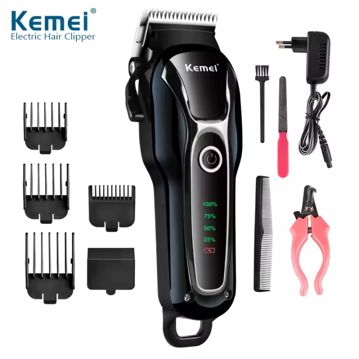 100-240V recargable profesional Perro Pelo trimmer para Gato cortador máquina de ASEO removedor de pelo animal fur Clipper para mascotas - 1
