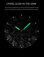 Reloj De Negocios Lujo CHENXI Para Hombre Moda Cronógrafo Fase Lunar Fecha Resistente Al Agua Multifuncional Cuarzo Pulsera Con Manos Luminosas Material De Correa Cuero Display Numeral Romano - details 12