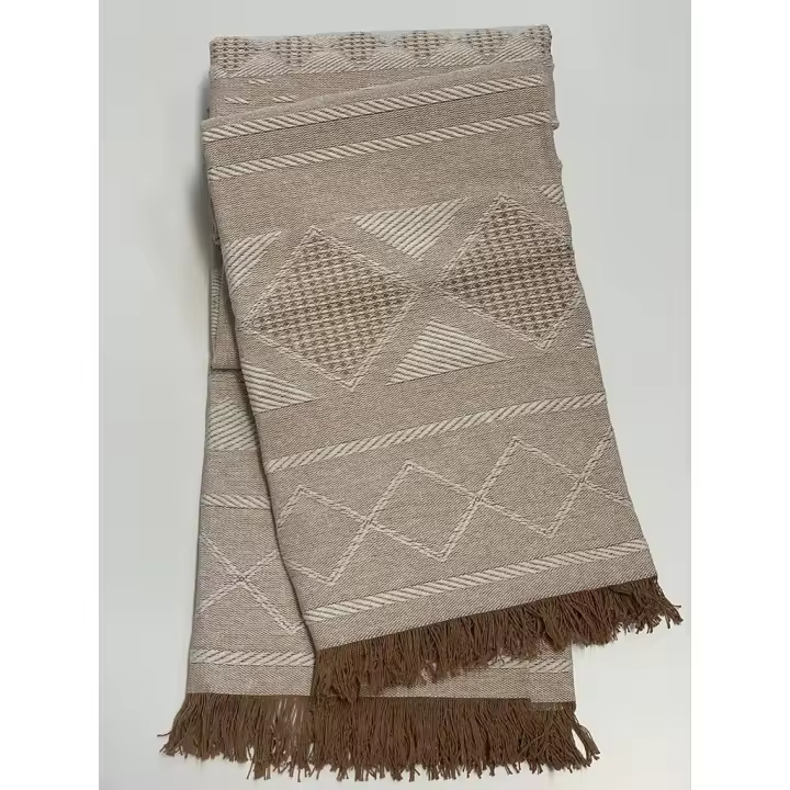 COLCHA MULTIUSOS ETNA CRUDO 180X260CM - 1