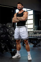 Shorts Deportivos Para Hombre Doble Capa Malla Secado Rápido Entrenamiento Verano Fitness Casual Transpirable Shorts - details 12