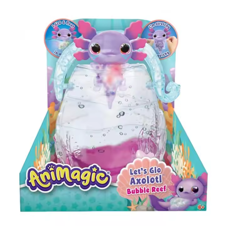 Animagic axolote aquarium con figura exclusiva morada 930943 GOLIATH - 1