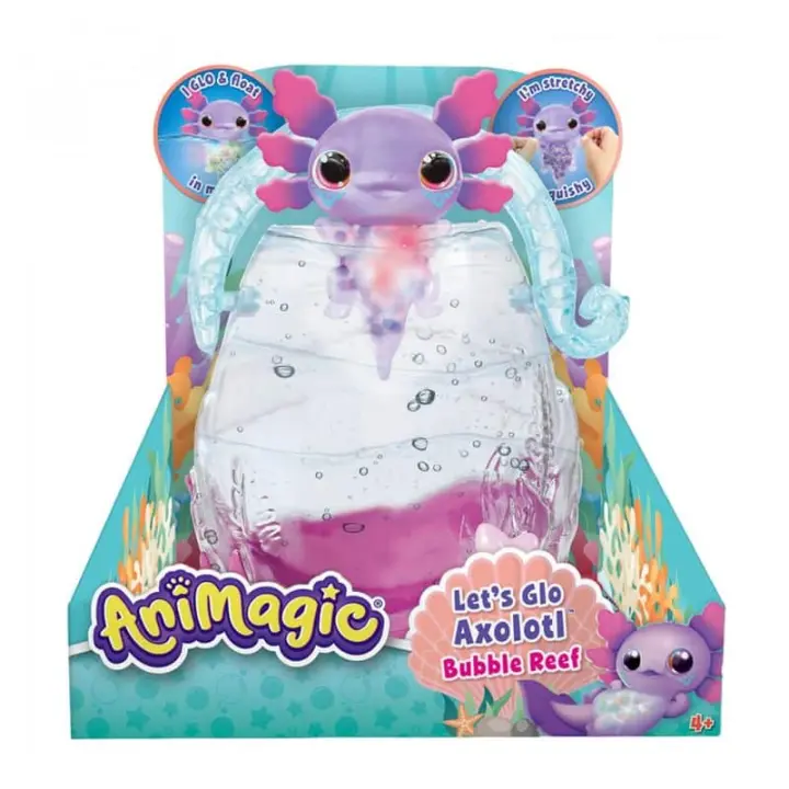 Animagic axolote aquarium con figura exclusiva morada 930943 GOLIATH - 1