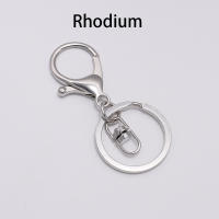 Lote De 5 Llaveros De Anillo Largo 70mm Con Cierre De Langosta Para Fabricación De Joyas Suministros De Enlaces Metálicos De Aleación De Zinc Estilo Trendy Unisex - details 7