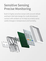 Termómetro Y Reloj De Pared LCD Para Habitación De Bebé Precisión Alta Medidor De Temperatura Y Humedad Electrónico Para El Hogar - details 4
