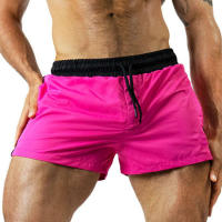 Shorts Deportivos Tejidos Para Hombres Camuflaje Transpirables Ligeros Secado Rápido Talla Europea Y Americana Tres Puntos - details 0
