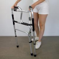 Andador Plegable de aluminio Pórtico Mobiclinic Plegable Para ancianos Conteras antideslizantes Ligero Altura regulable Sin ruedas 4 apoyos Personas mayores Andador para adultos - details 0
