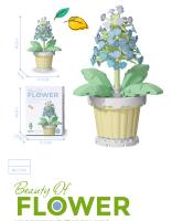 Bloques De Construcción De Flores Eteriores En Estilo 12 Juguetes De Montaje Para Niños Modelo De Decoración De Potted Plantas - details 3