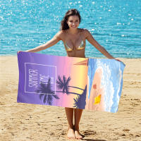 Toalla de playa de terciopelo de doble cara, toalla deportiva de microfibra para yoga, toalla absorbente de secado rápido para baño y natación. - details 8