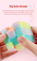 SENGSO Jelly Color Cubo Mágico De Colores Juguetes Antiestrés Para Niños 2x2 3x3 4x4 5x5 Cubo Profesional De Alta Calidad - details 2