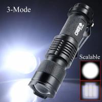 Lámpara De UV LED Mini Torchta Ultravioleta 395nm Impermeable De Aleación De Aluminio Para Verificación De Marcadores Y Detectores De 3 Modos - details 6