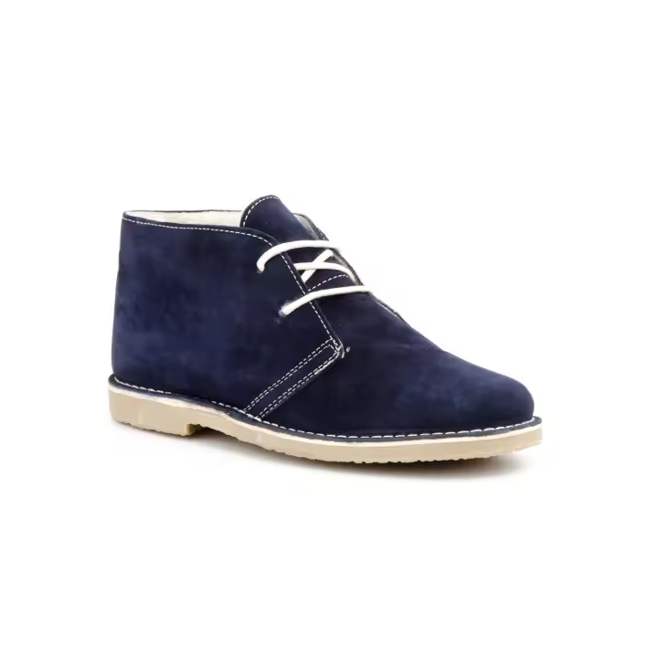 Mº6012 Serraje Marino Hecho en España Botines Pisa Mierdas Hombre Piel Serraje Marino Cordones Borreguillo Cosido Billi Numeración: 36-45 Marca: Vicente Garbán Color: Serraje Marino - 1