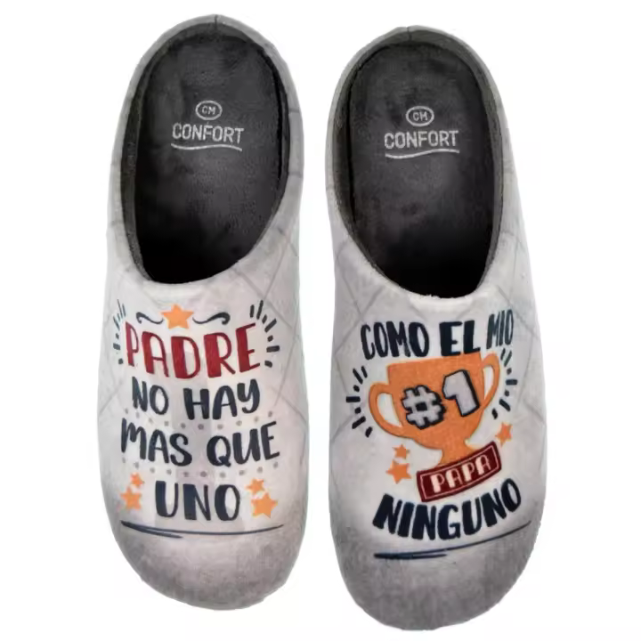 Cmconfort 40424 Zapatilla Casa Acolchada Textil Hombre - 1
