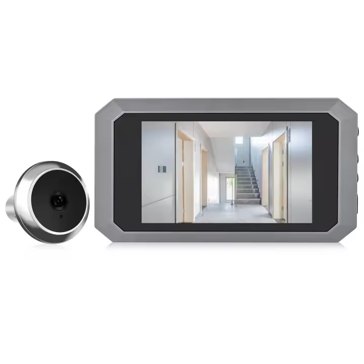 Cámara Peephole Digital 2MP Para Puerta De Apartamento Pantalla LCD Color Infrarrojo 1080P Visor Peephole De 120 Grados - 1