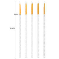 5 Pcs Cepillos De Uñas De Silicona Para Modelado Arte De Uñas Y Escultura De Cerámica Hueca Herramienta UV Gel Formación - details 12