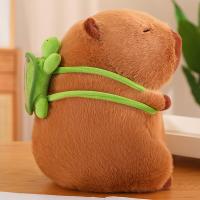 Muñeco De Peluche Capybara Bolsa De Tortuga Regalo Para Amigos Almohada Y Cojín Para Comodidad Y Compañería Material Poliéster Relleno De Algodón PP Adecuado Para Mayores De 14 Años - details 4
