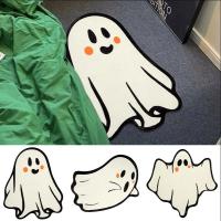 VIKAMA Alfombra De Halloween Con Diseño De Fantasma Encantador Alfombra Decorativa Para Dormitorio Y Baño Absorbente Antideslizante Para Piso - details 4