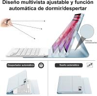 Funda con Teclado para Lenovo Tab M11 11" 2024(TB330FU/TB330XU), Español Ñ Teclado Bluetooth Inalámbrico Desmontable con Funda Protectora Delgada para Tablet Lenovo Tab M11 11 Pulgadas 2024(TB330FU/TB330XU), - details 3