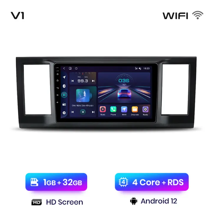 Junsun Android 13 Radio Coche para Volkswagen Caravelle 2015-2020  Inalámbrico CarPlay Android Auto AI Voice 2 din Pantalla Coche Android Auto Multimedia Navegación GPS Auto radio - 1