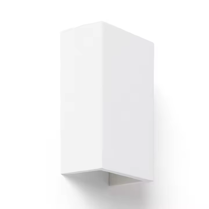Ledkia Aplique de Pared Yeso Dupmy Square Blanco - 1