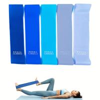 Banda De Resistencia Para Yoga Y Squat 1pc Gradiente Azul Estrecha Para Piernas Y Brazos Entrenamiento De Fuerza Y Rehabilitación Glúteos - details 3