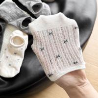 Calcetines Deportivos Invisible Para Mujer Y Hombre Pares Pares Patrón De Lazo Unisex Para Pares Regalo De Vacaciones Primavera Verano - details 3