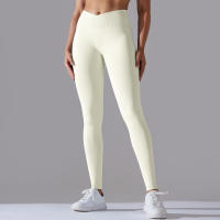 Leggings De Yoga Para Mujer Cintura Alta Levantamiento De Caderas Gimnasio Sin Costuras Pantalones De Deporte Fitness Running - details 65