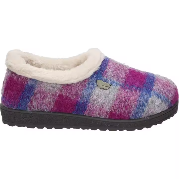 CALZADOS ROAL | Zapatilla de Casa Cerrada Calzados Roal para Mujer – Zapatillas de Casa con Cuadros – Zapatilla sin cierres – Con Borreguito – Cómodas – Confort – Modelo R80008 - 1