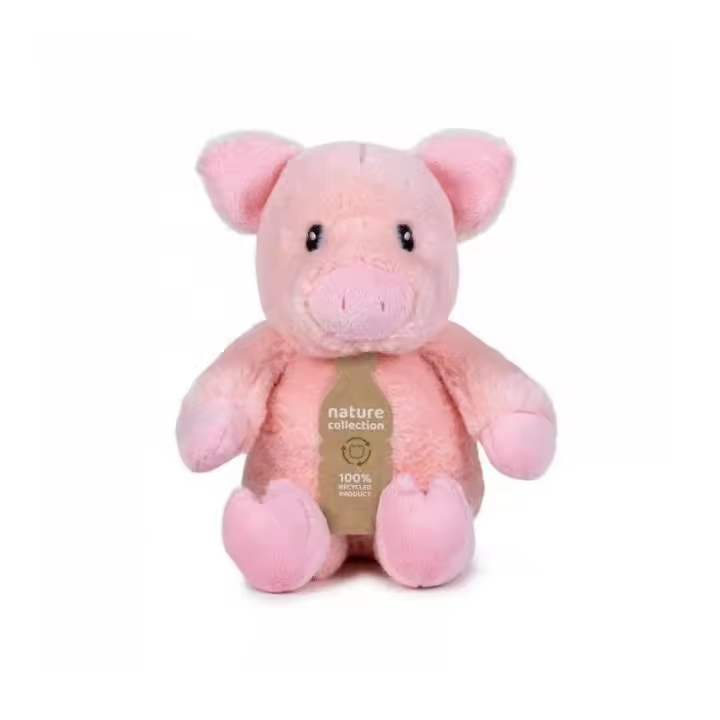 PELUCHE FAMOSA SOFTIES NATURE FARM ANIMAL CERDO 27CM - 1