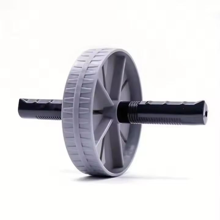 1Pcs Abdominal Wheel Resistente Al Desgaste Con Rodillos Antideslizantes Equipo De Ejercicio Para Fortalecimiento Muscular Entrenamiento De Fitness Uso Doméstico Silencioso - 1
