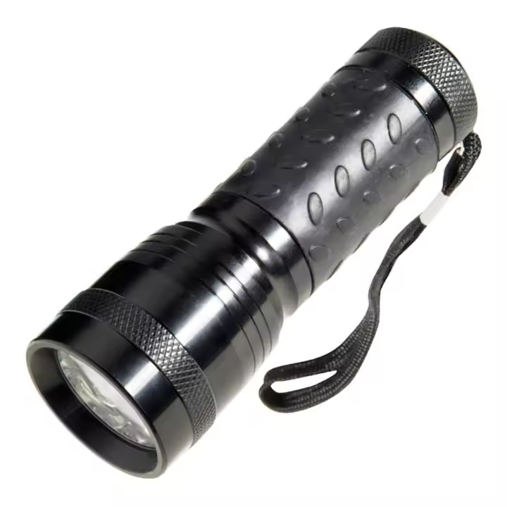 SANCO STORE - MAURER Linterna LED De Mano De Aluminio A Pilas	(3 AAA) 55 Lumenes 14 Leds Mango Engomado - 1