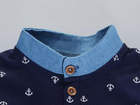 Conjunto De Verano Para Bebé Niños Camisa Casual Y Shorts Ropa Infantil Deportiva 2 Piezas Talla Ajustada Estilo Casual - details 7