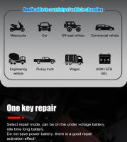 Cargador De Batería Automático Inteligente 12V/24V Para Coche Con Reparación De Pulso Para AGM Gel Ácido Plomo Carga 7 Segmentos - details 8