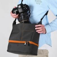 Bolsa De Hombro Portátil Para Cámara DSLR Digital Impermeable Y Protegida Para Fotografía Bolsa De Foto Para Canon Nikon Sony Con Bolsillo Para Lentes - details 6