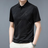 Polera Polo Para Hombre Casual Negocios Corta Resistente Al Arrugas Y Liso Cómoda Transpirable Verano Viscosa Solida Regular - details 10