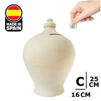 Hucha Artesanal de Barro Natural Hecha a Mano en Andalucía - details 4