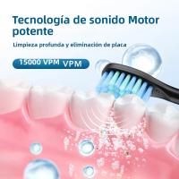 Cepillo De Dientes Eléctrico Sonic Con Timer Inteligente De 2 Minutos 6 Modos De Limpieza Profunda Con 4 Cabezas De Cepillo Recargable Para Adultos - details 5