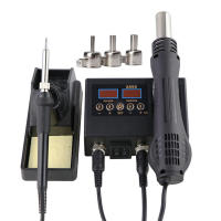 8898 2 in 1 Electric Soldering Iron Heat Gun Digital Display Welding Station Welding Maintenance Tool Combination Solder Iron Tools - details 13