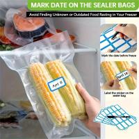 Bolsas De Sello Vacío De 100 Piezas Con Patrones Para Alimentos De Grado Alimenticio Plástico Texturizado Para Almacenamiento De Alimentos Cocidos - details 1