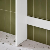 SoBuy Estante de Baño para Colocar sobre el Inodoro Armario para Baño Alto Estanterías de baño BZR165-W ES - details 3