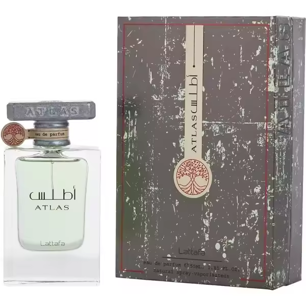 Atlas Lattafa Eau de Parfum 55ml · Perfume Unisex de Lujo · Fragancia Amaderada y Especiada con Toques Orientales · Aroma Intenso, Sofisticado y Duradero · Perfume Árabe Premium de Alta Proyección - 1