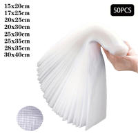50 Bolsas De Sello Vacío De Premium Para Alimentos Organizador De Cocina Reutilizables BPA-Free Para Refrigerio Y Microwaving - details 0
