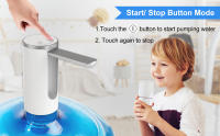 Dispensador De Agua LED Con Pantalla Táctil 3 Configuraciones Cuantitativas Bomba De Agua Tipo C Cargado Plegable Dispensador De Agua - details 2