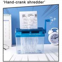 Trituradora De Papel Manual De Mano Mini Herramienta De Corte De Documentos Portátil Máquina De Corte De Tarjetas Y Papel Para Oficina - details 3
