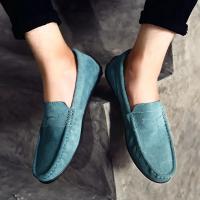Zapatos Casuales Para Hombre De Cuero De Alta Calidad Mocasines Con Cordones Tamaño 38-47 Diez Colores Slip-on Zapatos De Conducción Moda Transpirables Y Massajeados - details 24